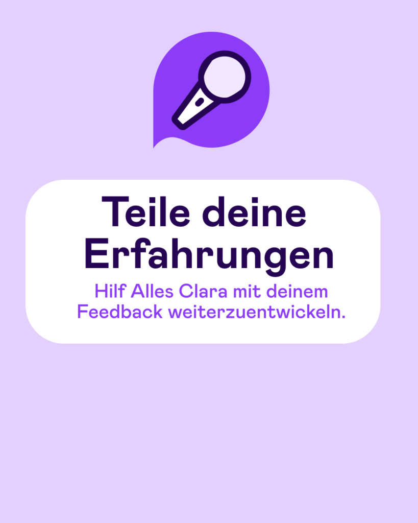 Teile deine Erfahrungen mit dem Team